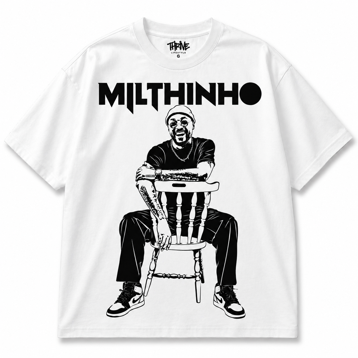 Camiseta Milthinhoo ® Banca - Cadeira